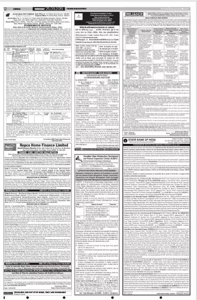 Tenders Advertisement Booking